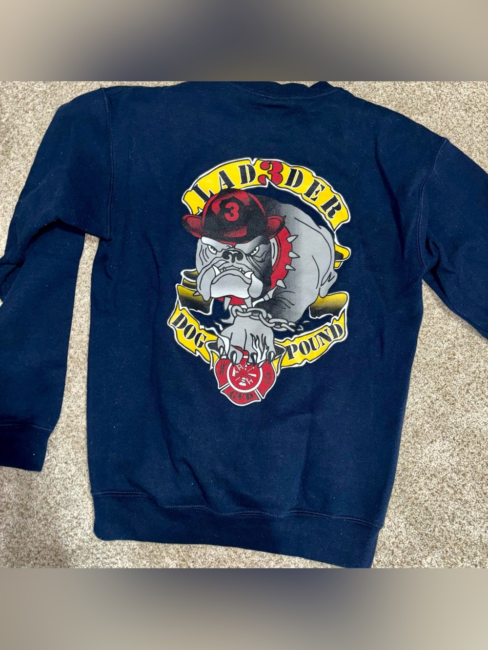 Fire department Graphic Sweatshirt